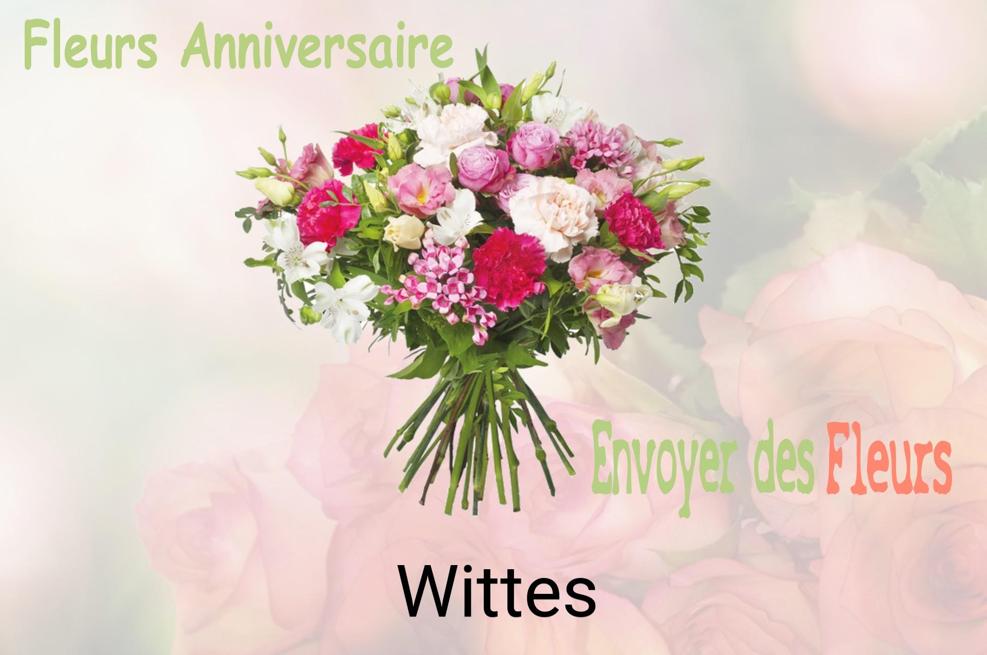 Bouquet de fleurs d’anniversaire livré à Wittes