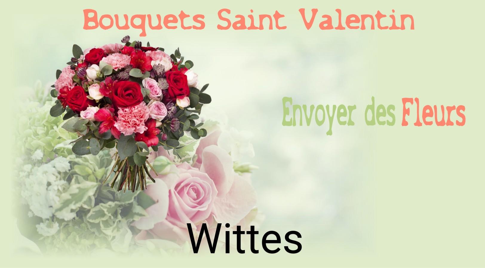 Roses de Saint-Valentin livrées à Wittes
